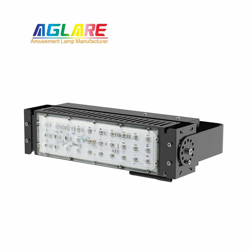 LED彩色投光灯 带？50W变色RGB泛光灯