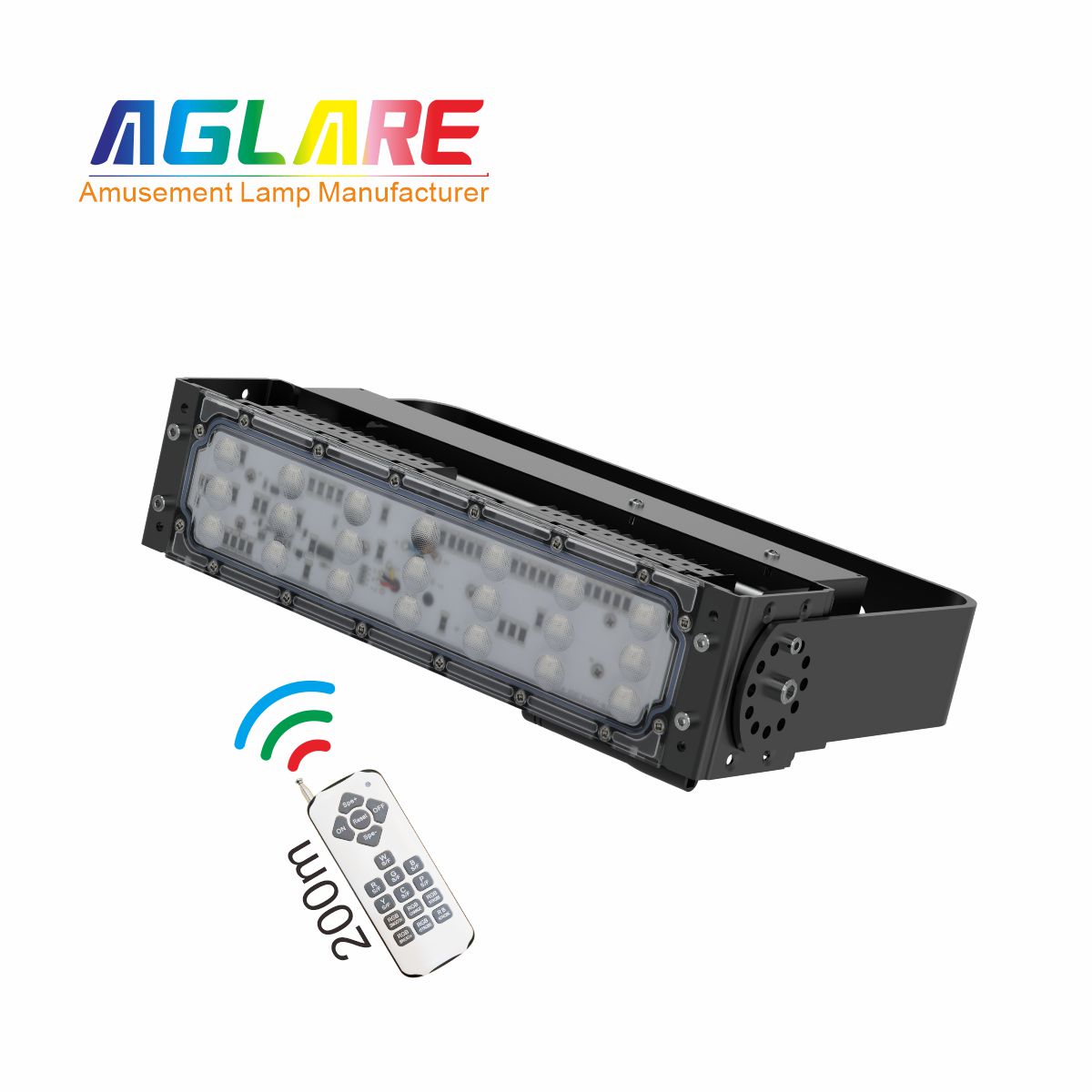 50W LED彩色投光灯带？仄