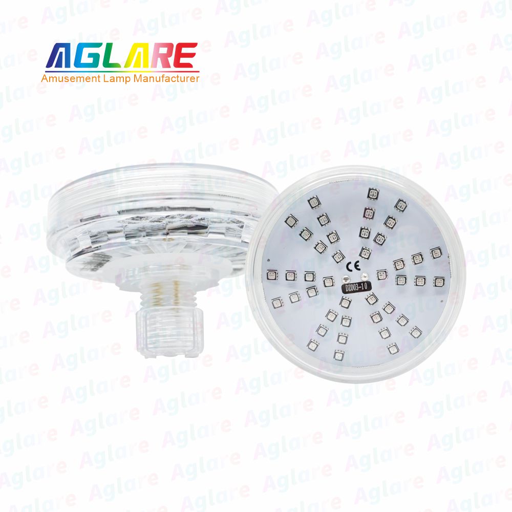80mm RGB自动LED灯1-16旋转效果的游乐设施- AC24V， 48led